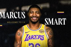 湖人队史首个36号球衣！官方：斯玛特新赛季将穿36号出战