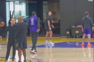 期待赛季首秀！NBA官推晒詹姆斯训练片段：老詹加练投篮！